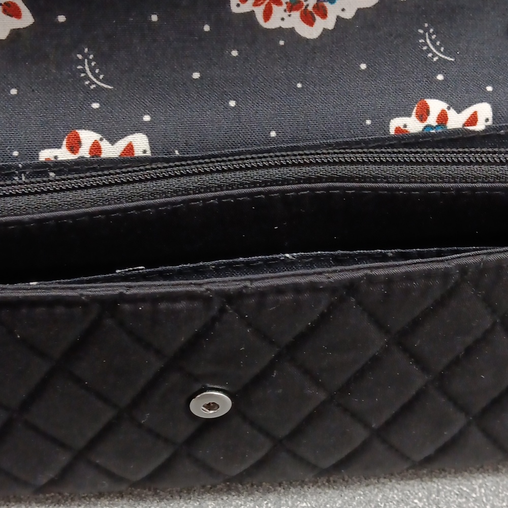 Vera Bradley Quilted Black Crossbody Bag - Picture 7 of 7